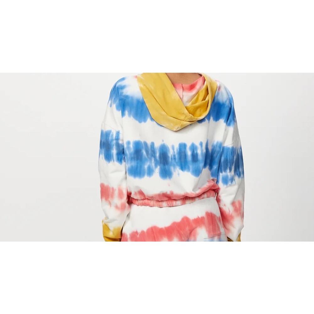 BEACH RIOT Bryce Hoodie in Primary Dip Dye Women's Sz L NWT - Picture 5 of 10